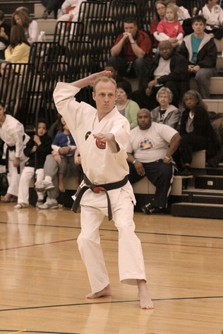 Master Kevin S. Wilson winning Grand Champion 1st Place in Martial Arts Competition